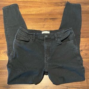 MADEWELL Roadtripper skinny jeans black size 30